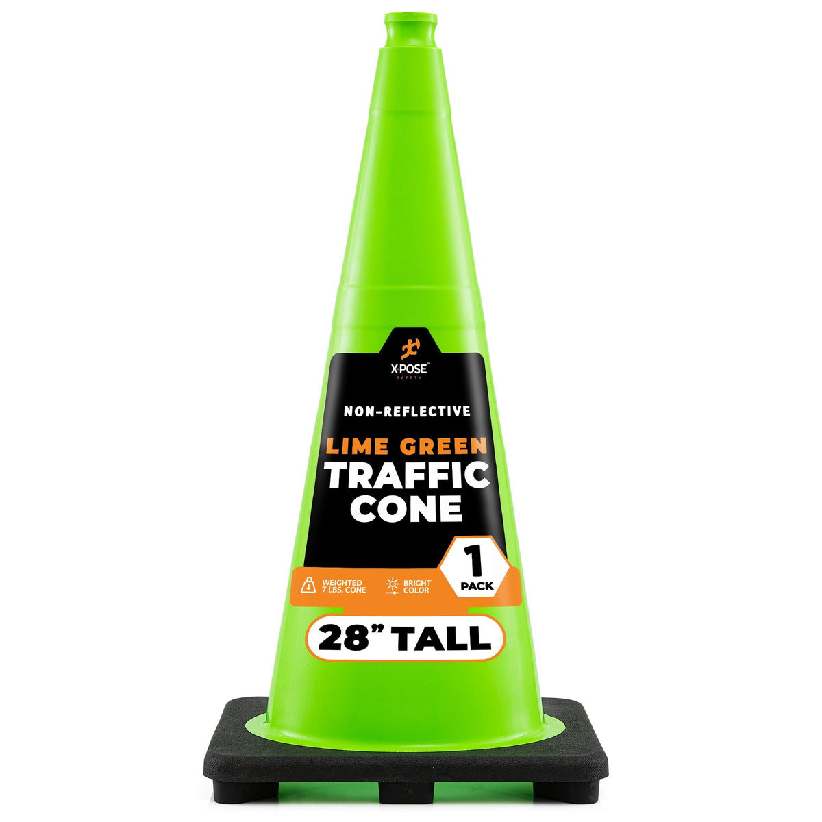 Xpose Safety 28" Lime Traffic Cone