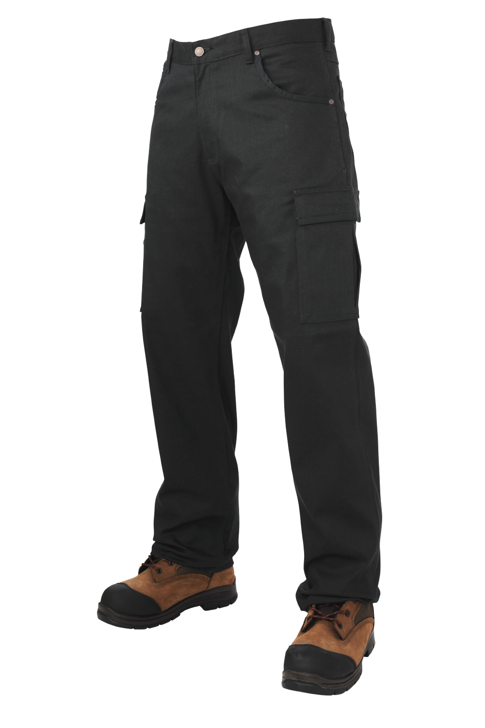 Tough Duck 6010 Twill Cargo Pant - Black front