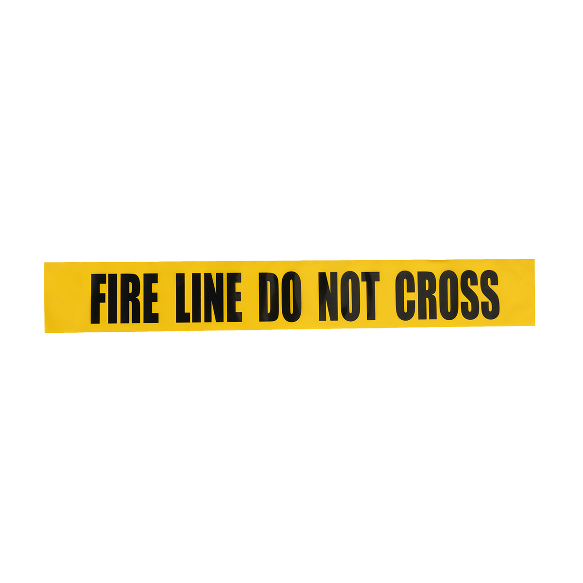 Petra Roc BT-FIRE Barricade Tape "Fire Line Do Not Cross" - Yellow