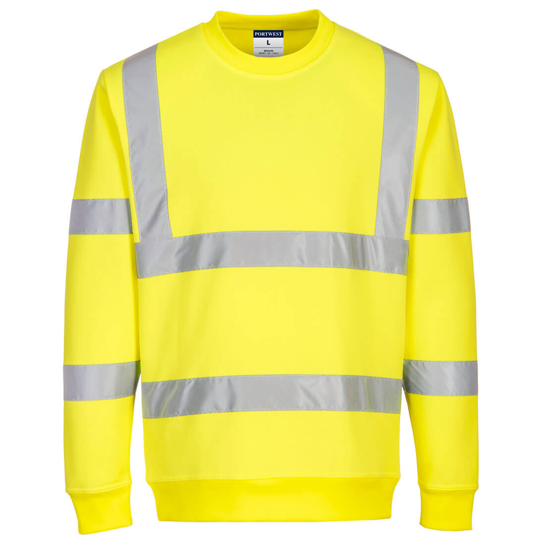 Portwest EC13 Eco Hi-Vis Sweatshirt - Yellow, front