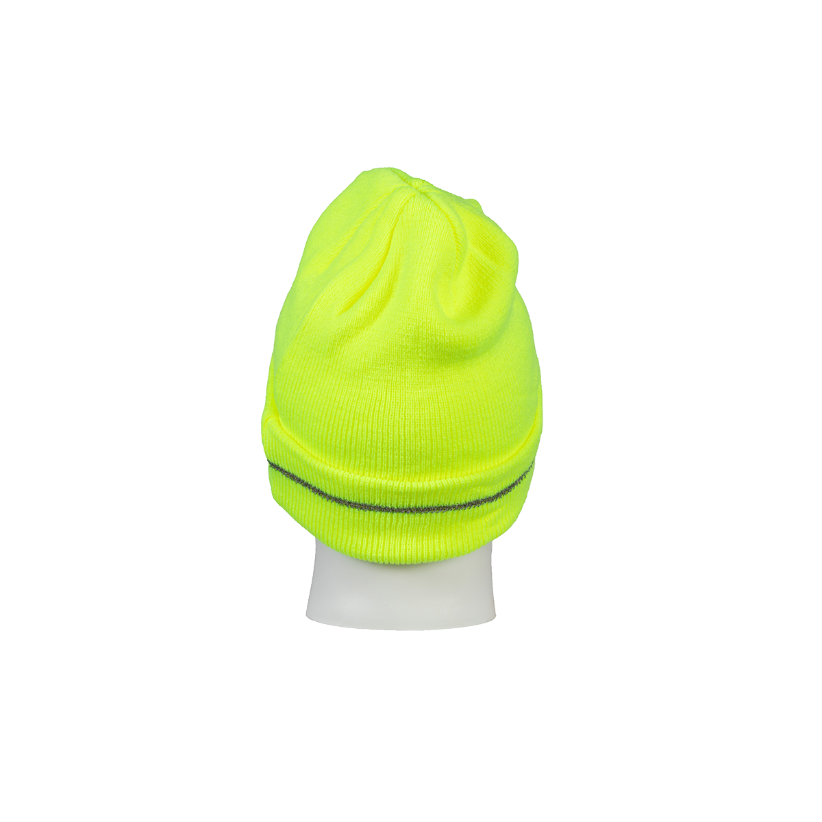 Petra Roc LBE-S1 Safety Beanie Hat with Reflective Stripe - Lime