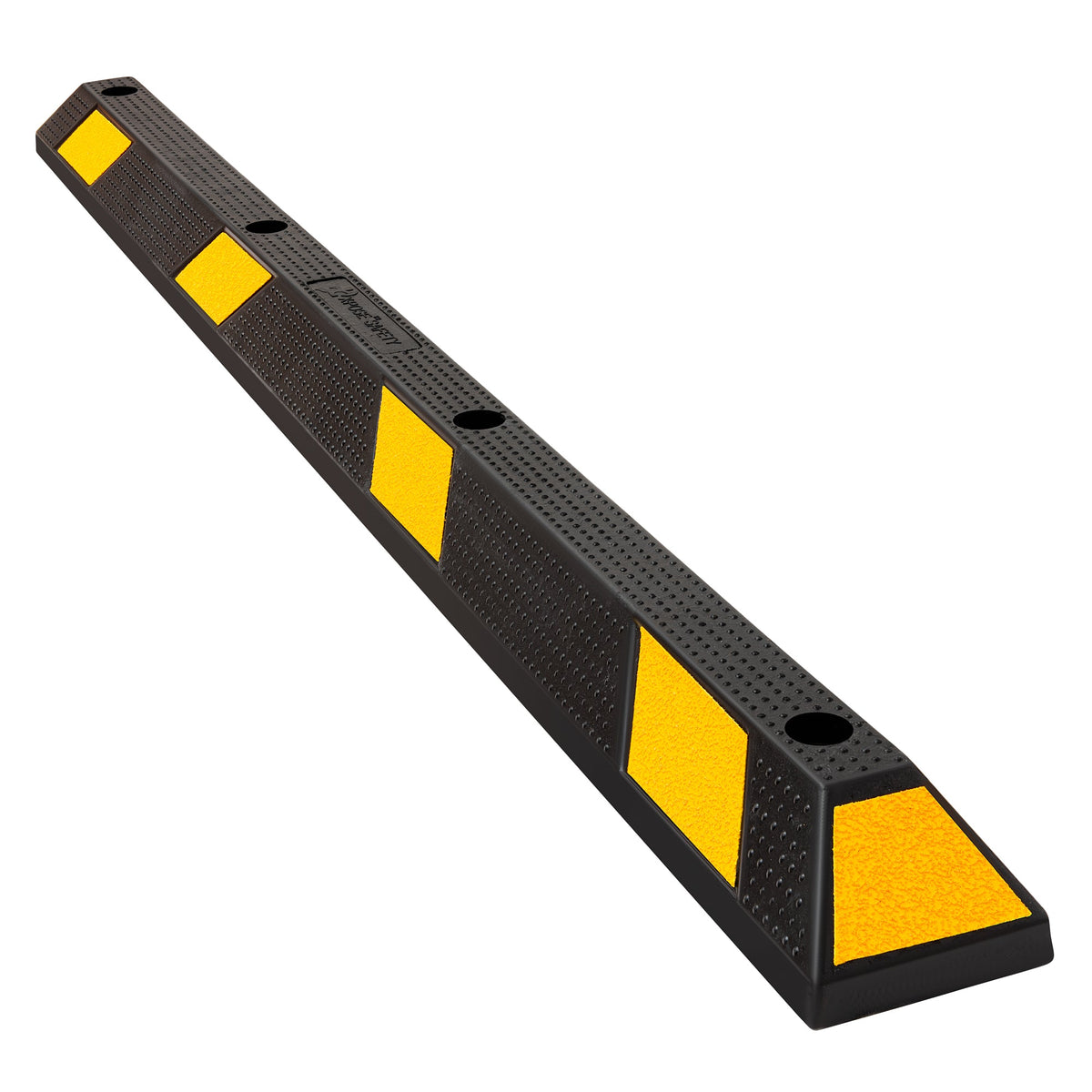 Xpose Safety 72" Heavy Duty Rubber Parking Curb - Yellow