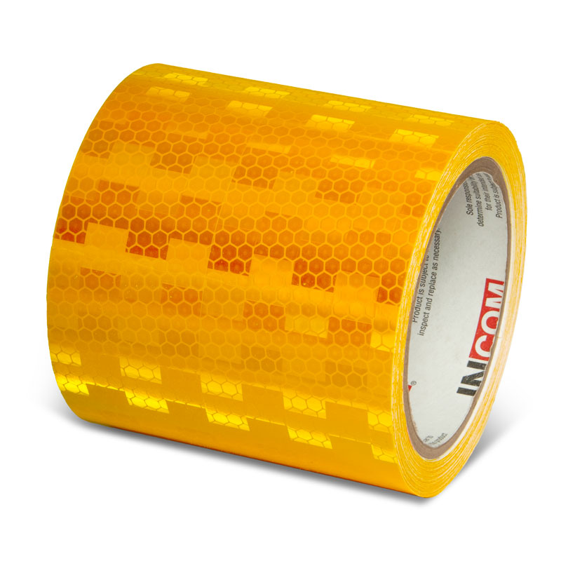 INCOM Prismatic Solid Color Tape Yellow 4 in