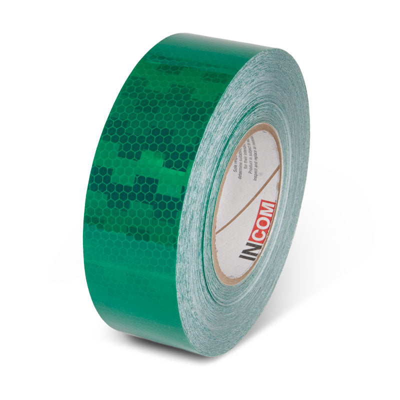 INCOM Prismatic Solid Color Tape 150 ft Green 2 in