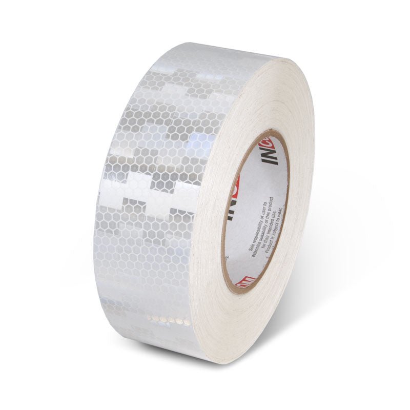 INCOM Prismatic Solid Color Tape 150 ft White 2 in