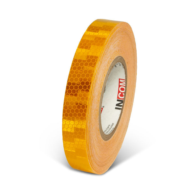 INCOM Prismatic Solid Color Tape 150 ft Yellow 1 in
