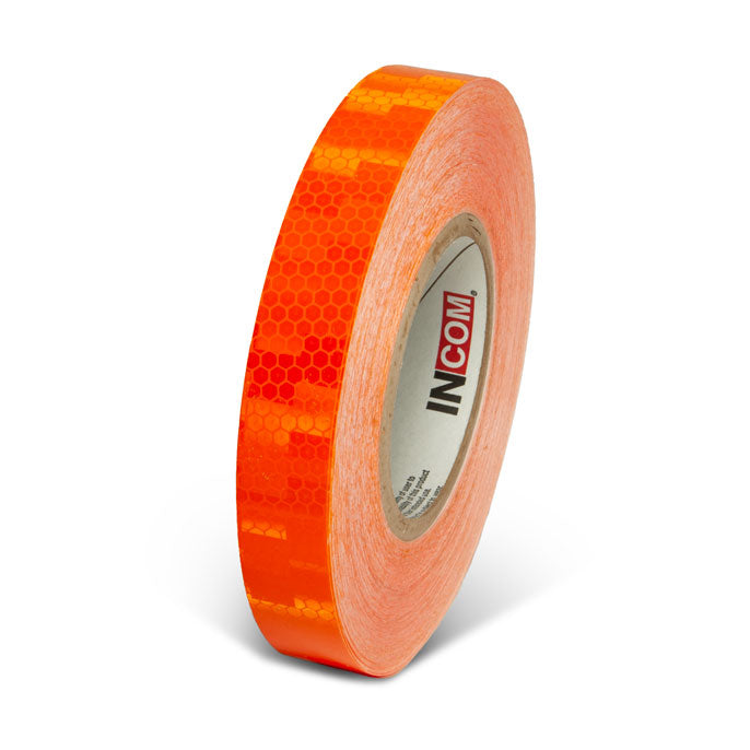 INCOM Prismatic Solid Color Tape 150 ft Orange 1 in