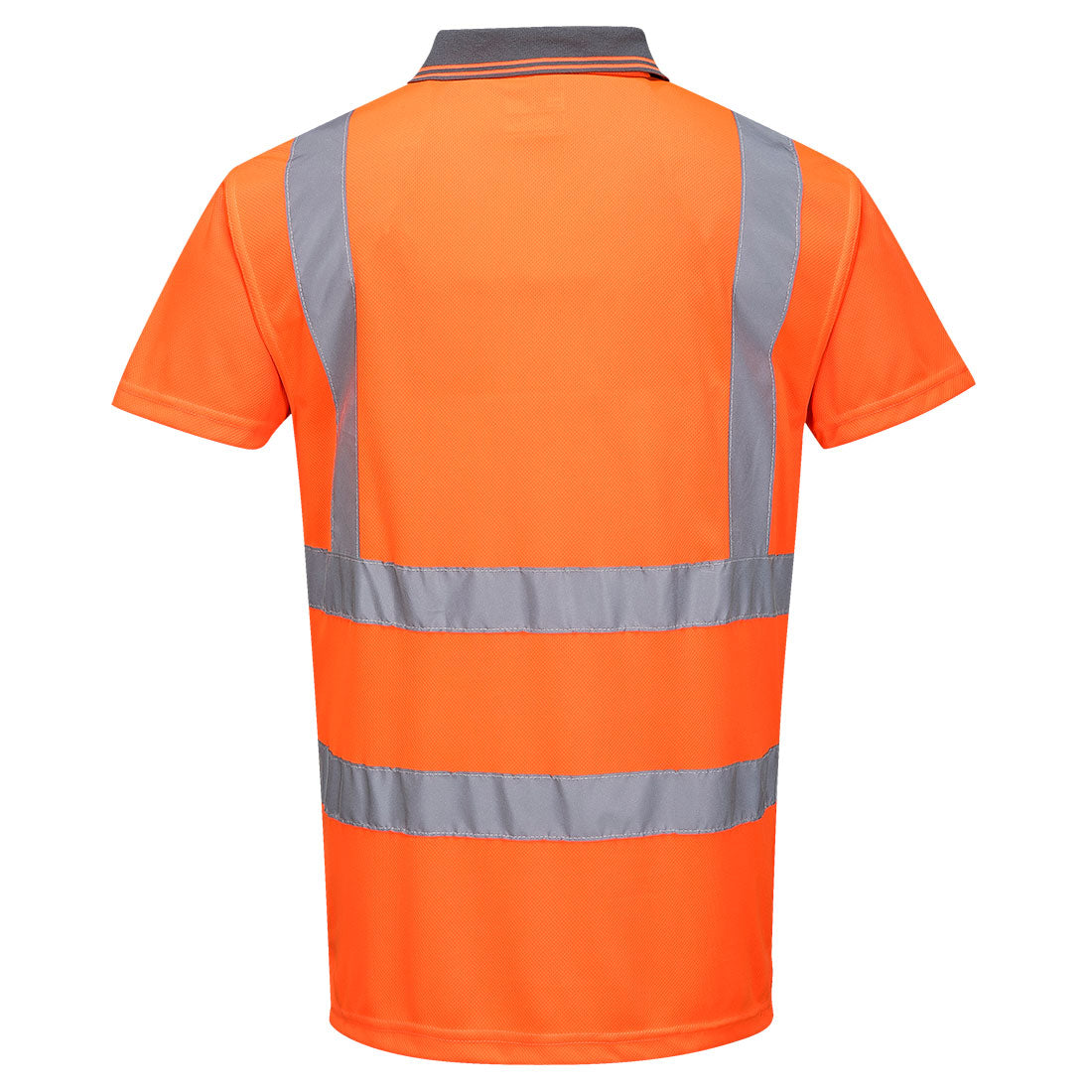 Portwest RT22 Hi-Vis Polo Shirt S/S - Orange, back