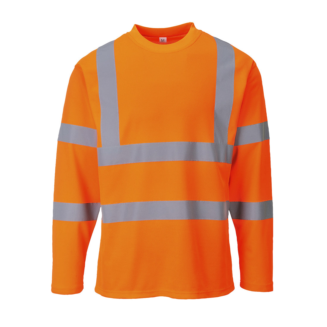Portwest S278 Hi-Vis Cotton Comfort T-Shirt L/S - Orange, front