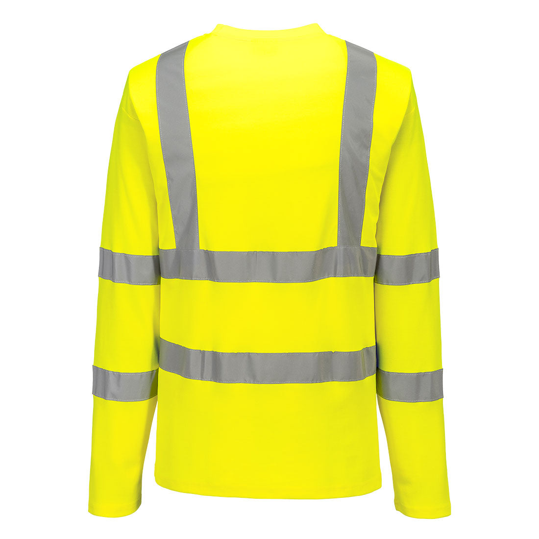 Portwest S278 Hi-Vis Cotton Comfort T-Shirt L/S - Yellow, back