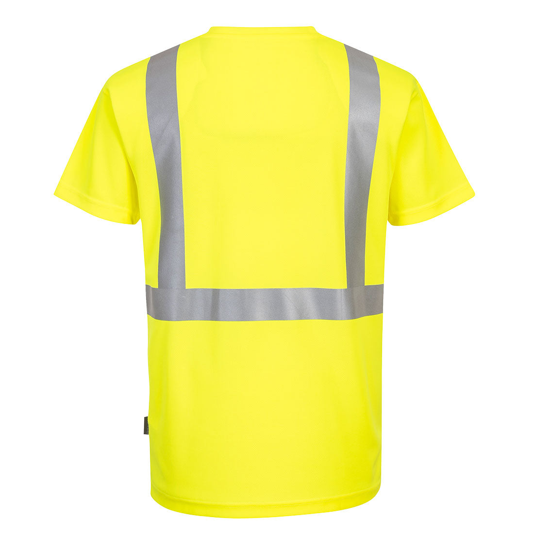 Portwest S358 Nashville Hi-Vis Contrast Pocket T-Shirt S/S - Yellow/Black, back