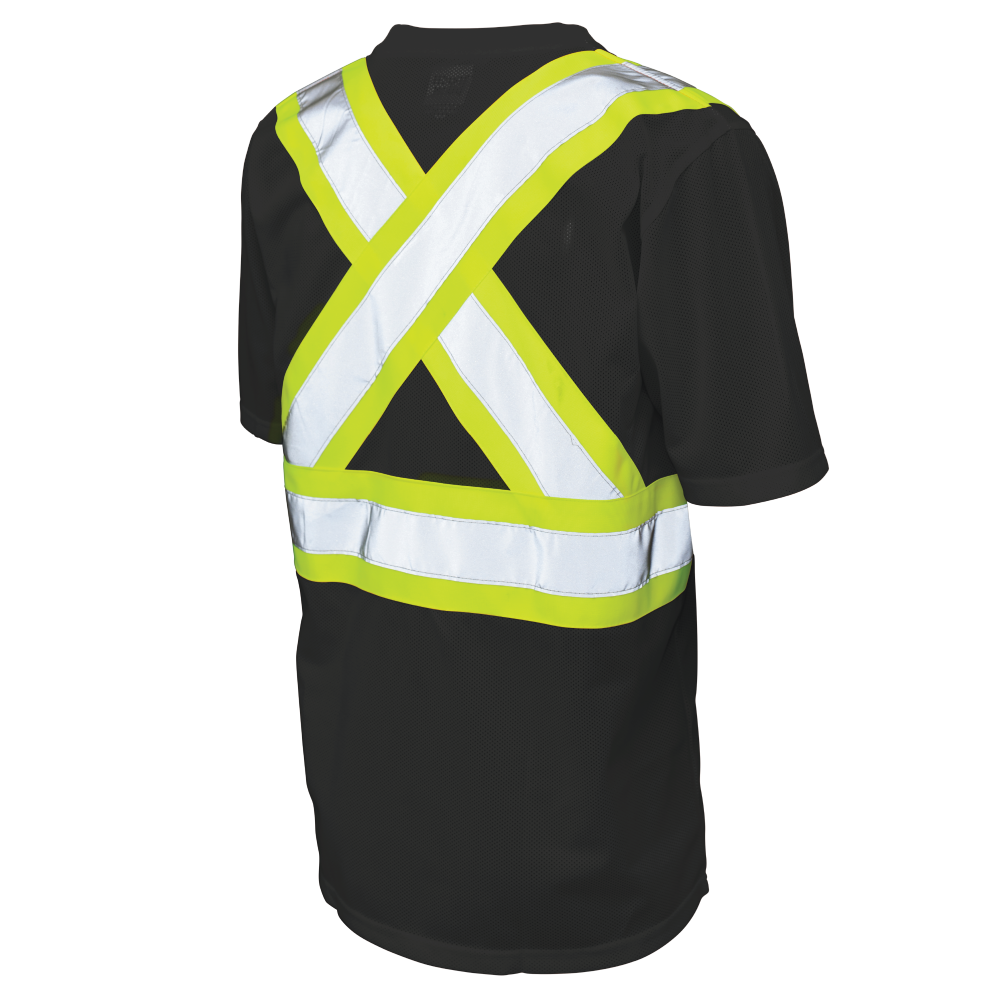 Tough Duck S392 Micro Mesh Short-Sleeve Safety T-Shirt with Pocket