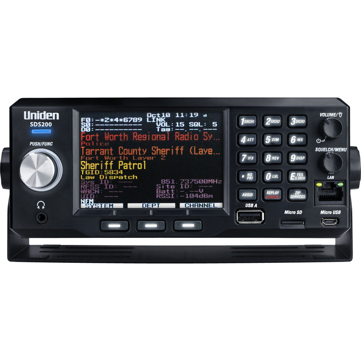 UNIDEN - SDS200 TRUE I/Q BASE OR MOBILE SCANNER - Fleet-Works.com