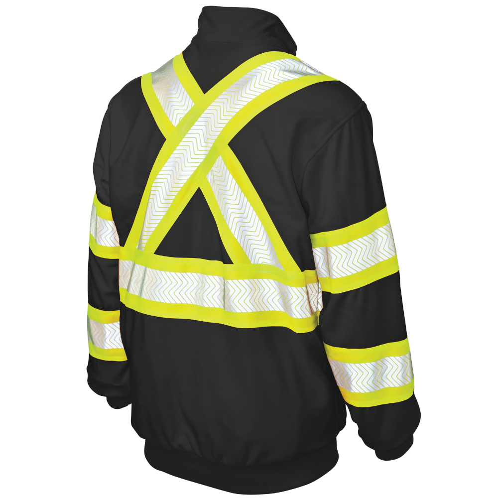 Tough Duck SJ19 Fleece 1/4 Zip Safety Pullover