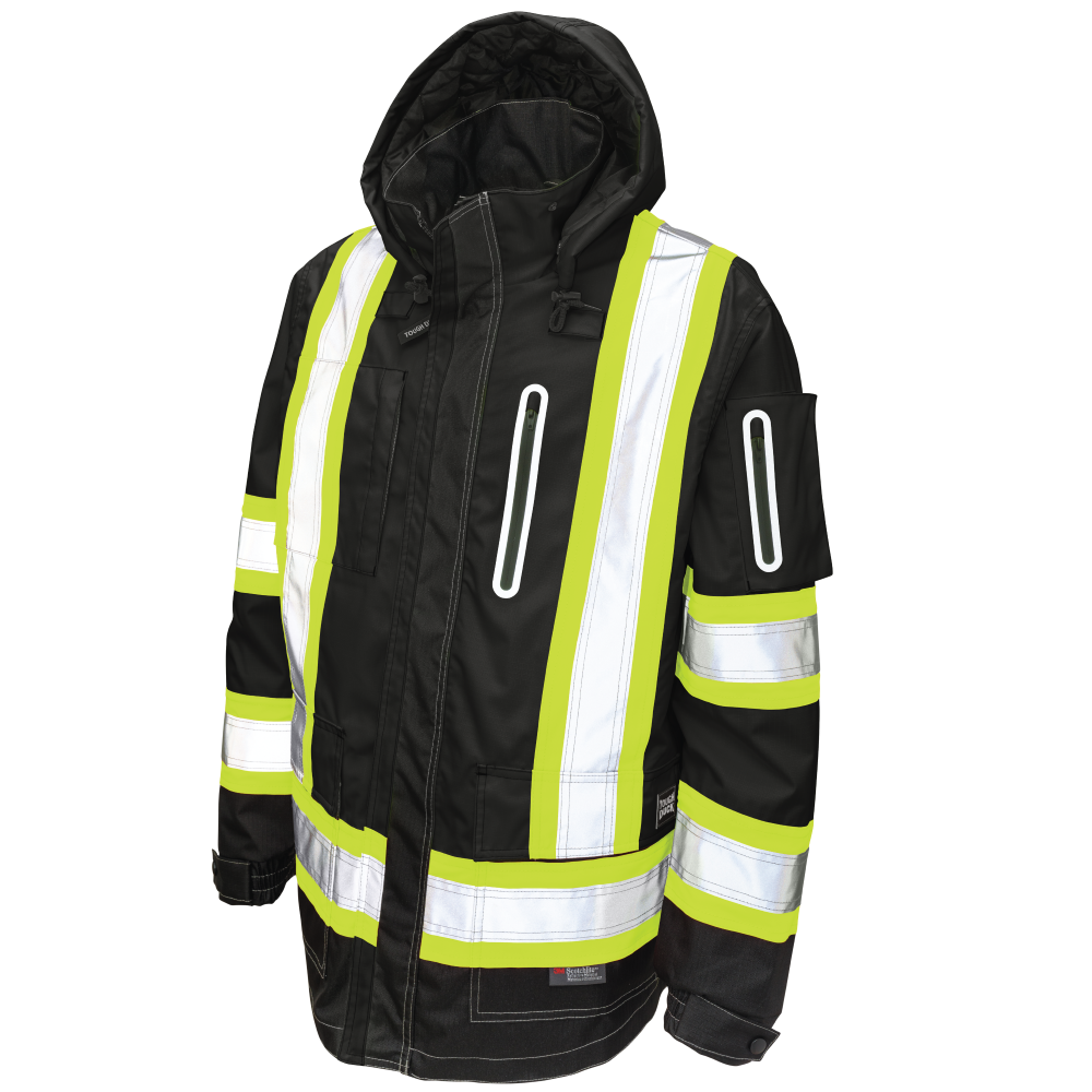 Tough Duck SJ28 Ripstop Safety Hi-Vis Shell