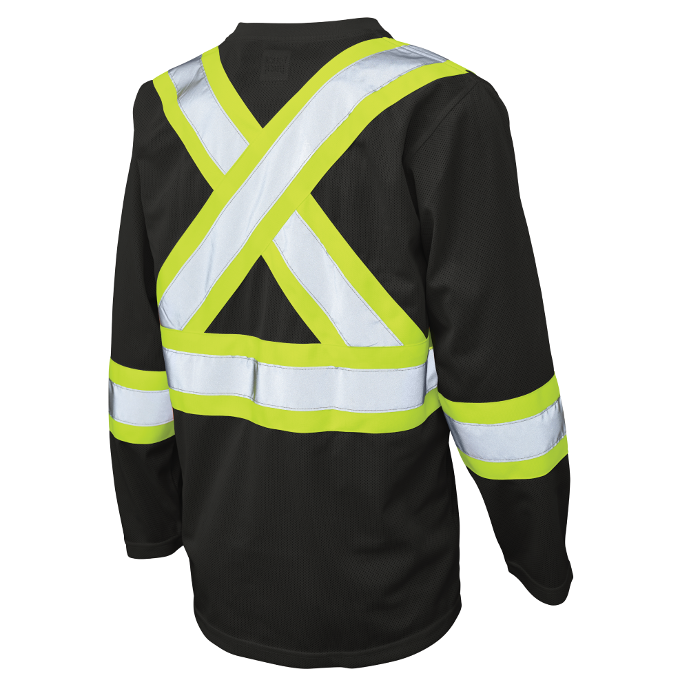 Tough Duck ST10 Micro Mesh Long-Sleeve Safety T-Shirt