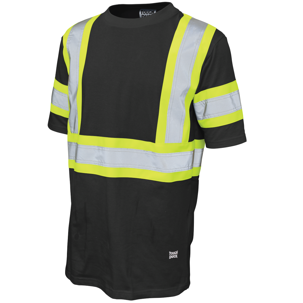 Tough Duck ST11 safety t-shirt Black front