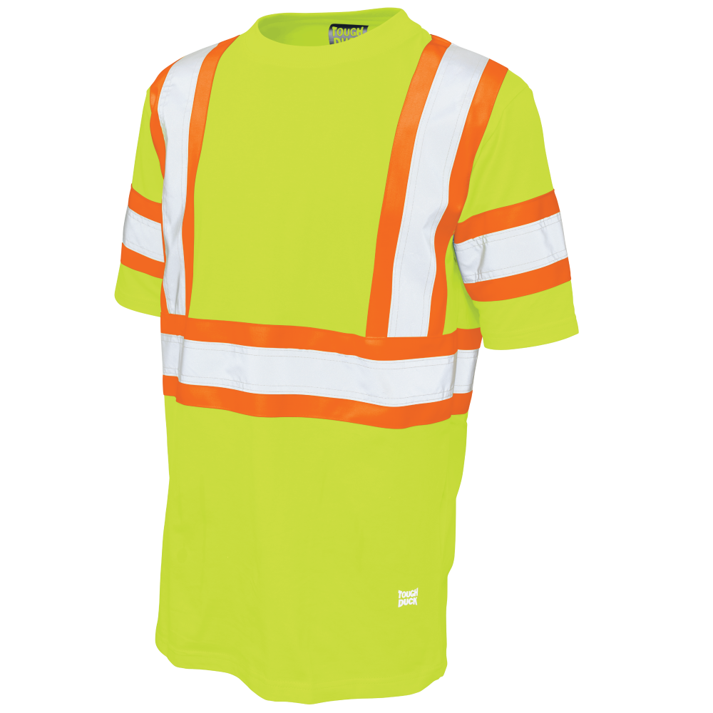 Tough Duck ST11 Cotton Jersey Short-Sleeve Safety T-Shirt - Yellow
