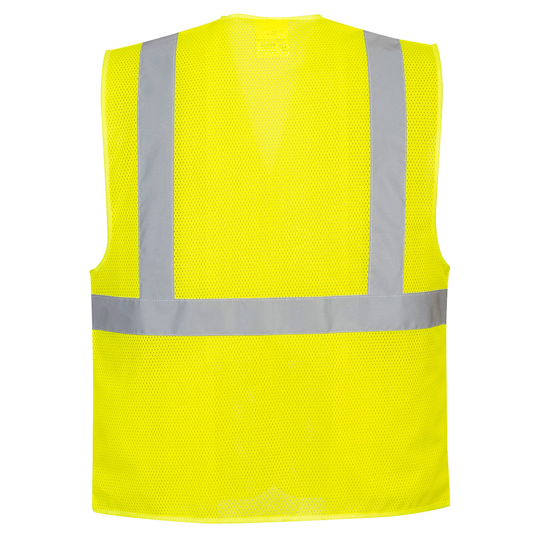 Portwest UC492 Economy Hi-Vis Band and Brace Mesh Vest - Yellow, back