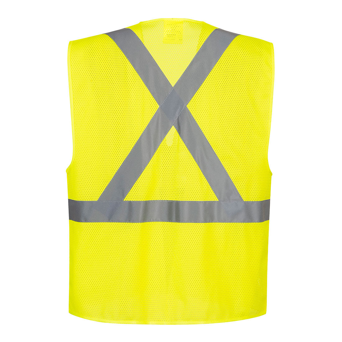 Portwest US370 Atlanta Hi-Vis X Back Executive Vest - Yellow, back