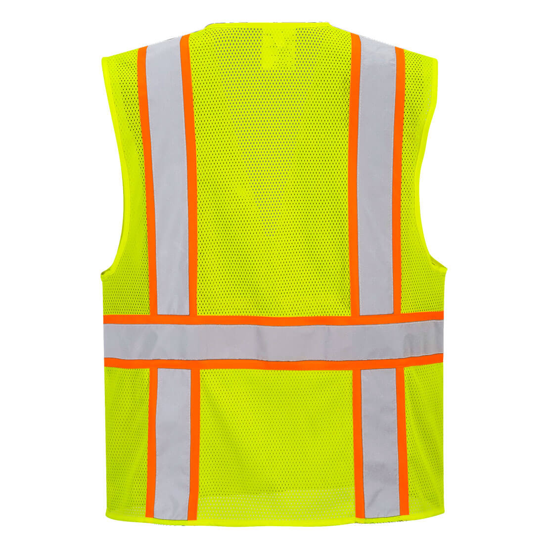 Portwest US374 Orlando Hi-Vis Mesh Executive Vest - Yellow, back