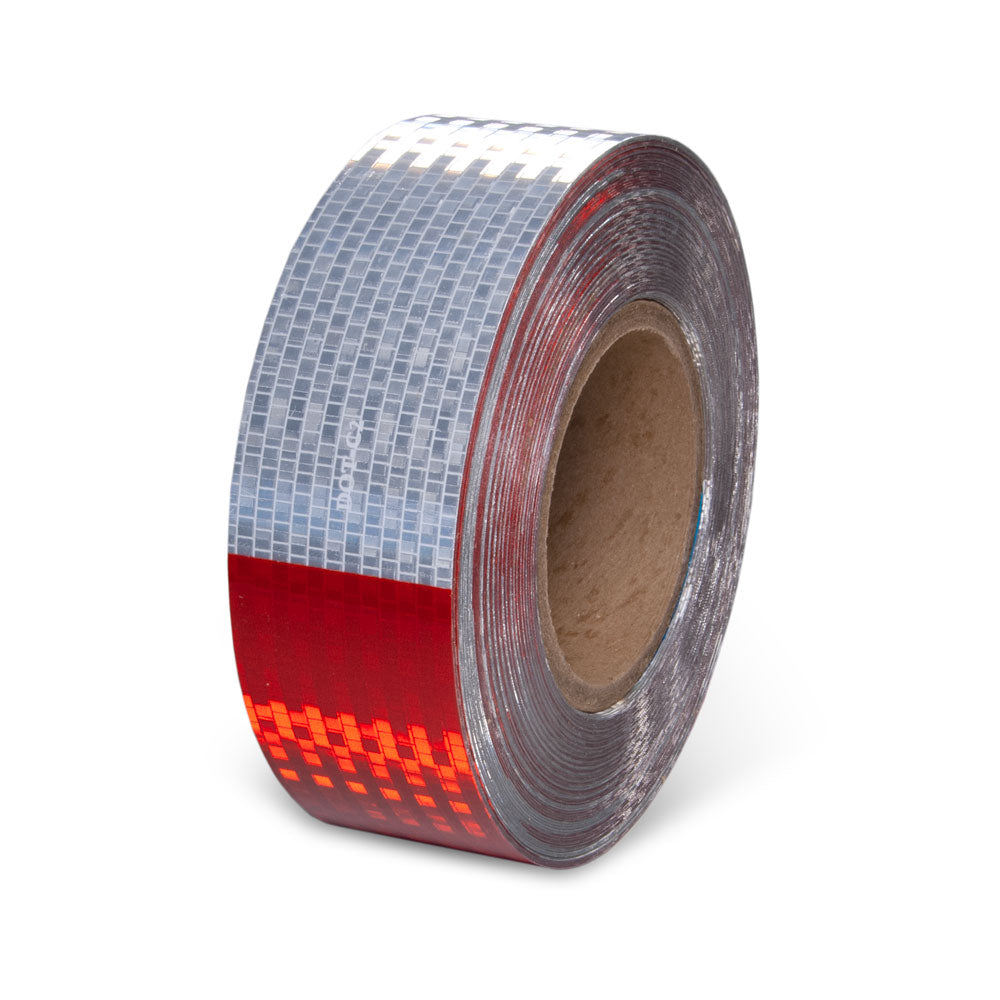 INCOM DOT-C2 Conspicuity Tape 7/11 Red/White 150 ft roll