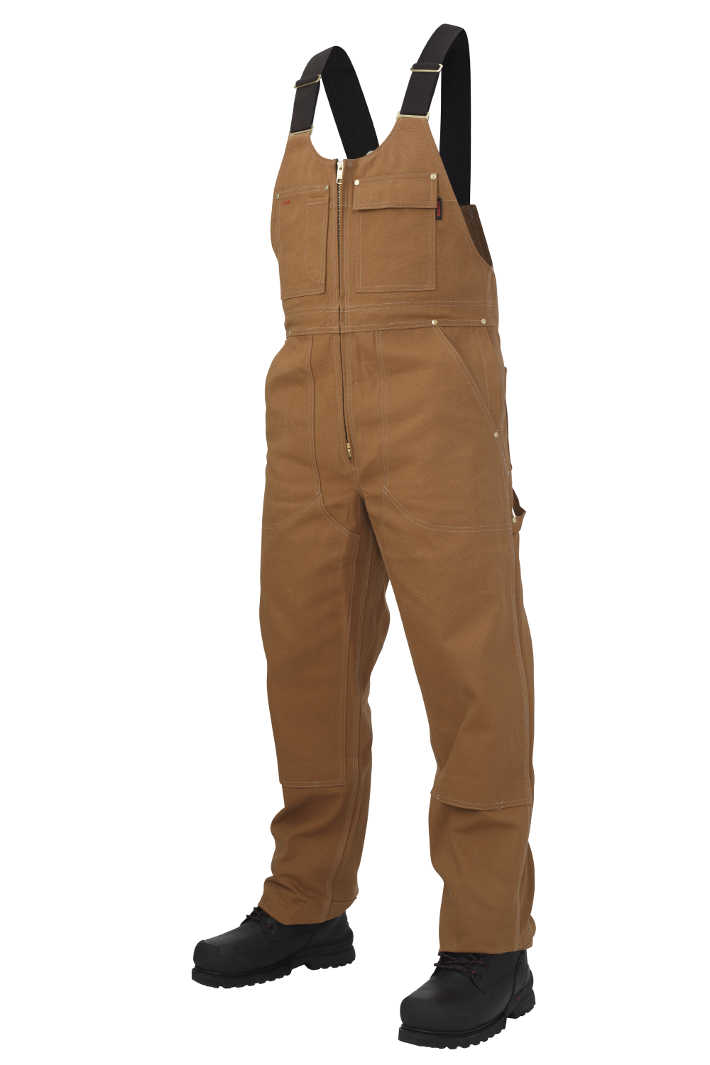 Tough Duck WB04 Unlined Duck Bib Overall - Brown