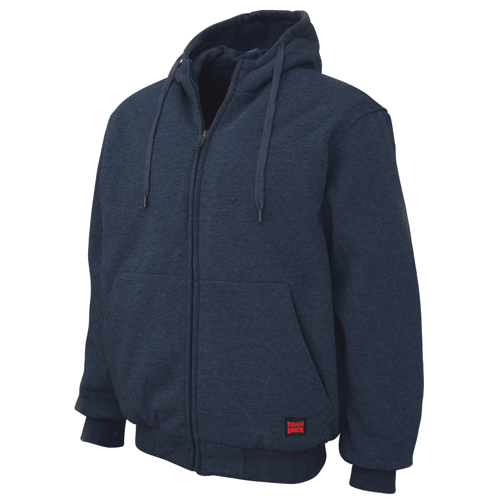 Tough Duck WJ08 Zip-Front Insulated Hoodie - Navy