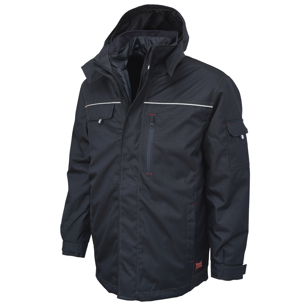 Tough Duck WJ14 Poly Oxford 3-in-1 Parka - Navy