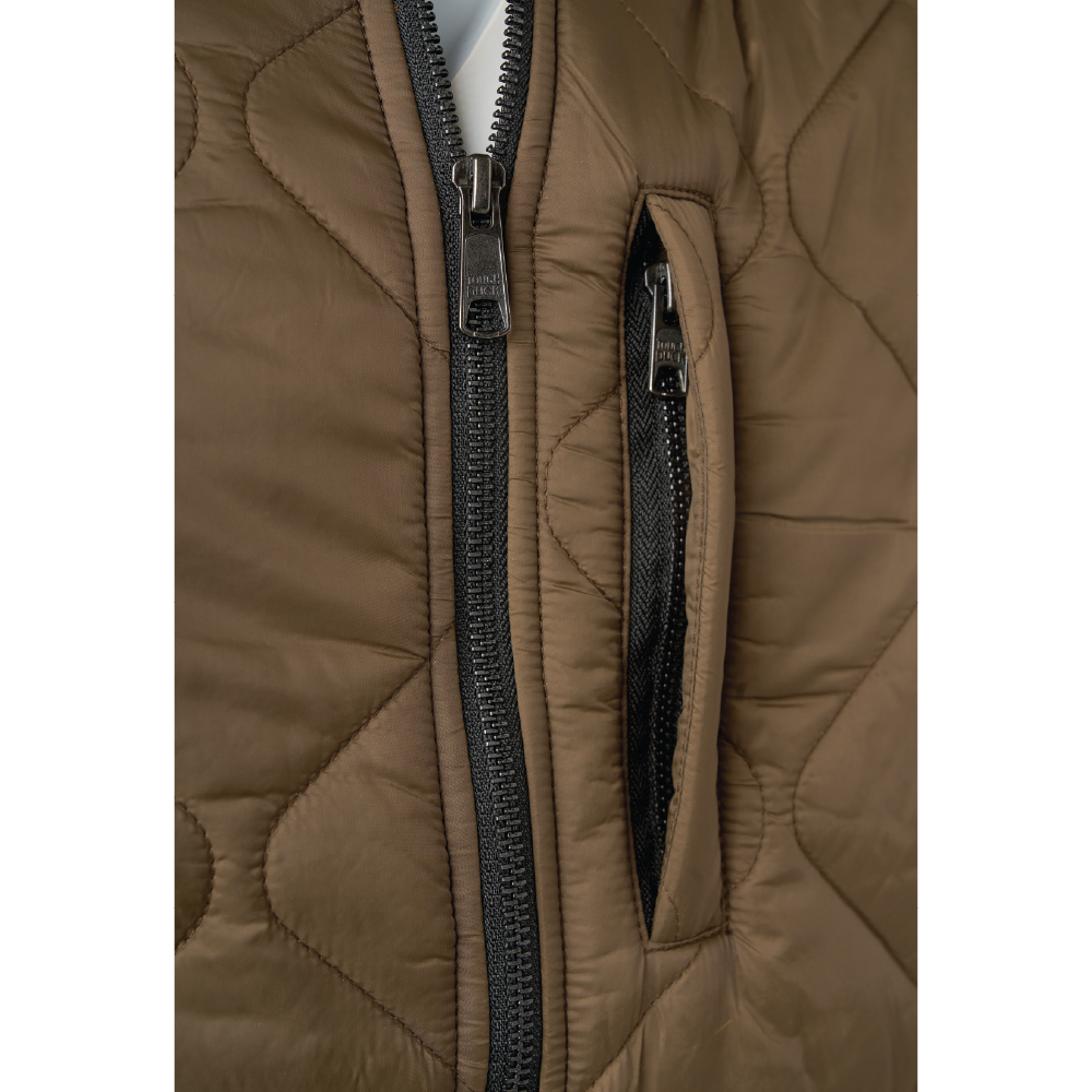 Tough Duck WJ16 Quilted Freezer Jacket with PrimaLoft Insulation - Timber