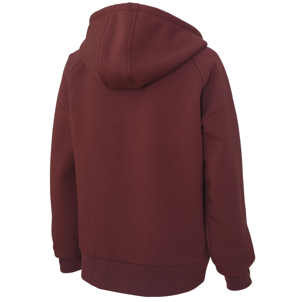 Tough Duck WJ36 Women's Zip-Front Hoodie - Cranberry