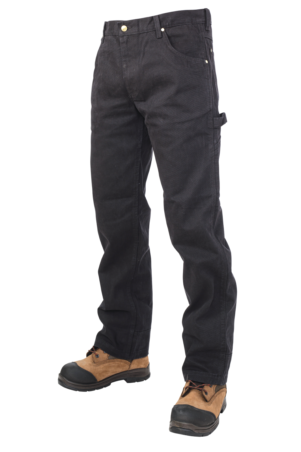 Tough Duck WP02 Washed Duck Pant - Black front
