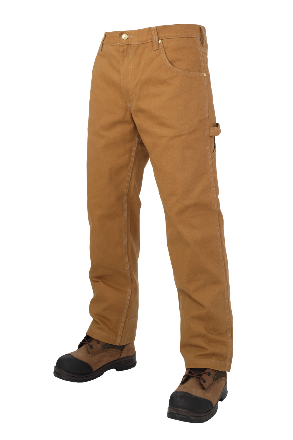 Tough Duck WP02 Loose-Fit Washed Duck Pant - Brown