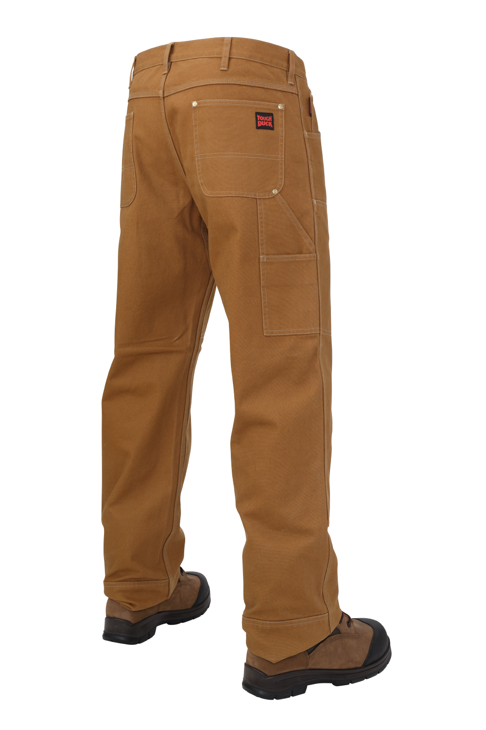 Tough Duck WP03 Loose-Fit Washed Duck Double Front Pant - Brown