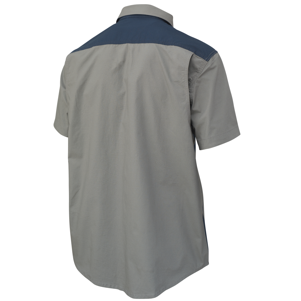 Tough Duck WS18 Short-Sleeve Tough Flex Ripstop Colour Block Shirt