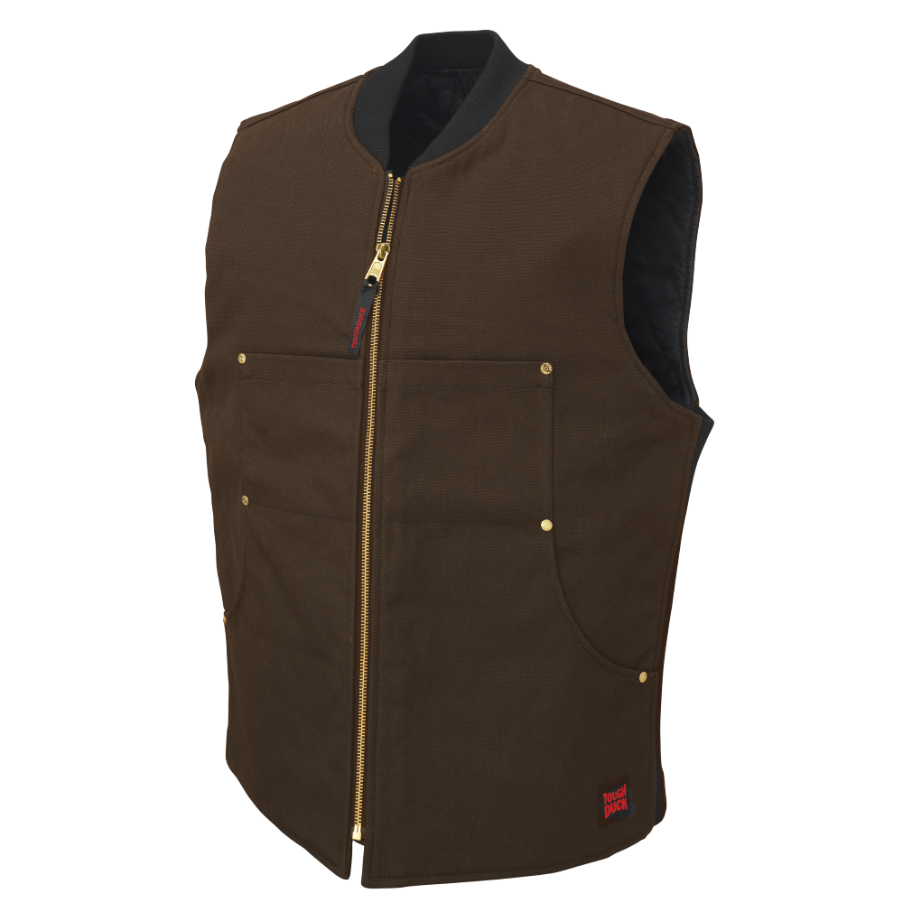 Tough Duck WV04 Duck Moto Vest - Dark Brown