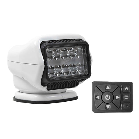 Golight Stryker ST Series LED Hybrid Light - Permanent Mount - Wired Dash Remote - 12V - White [30208ST]
