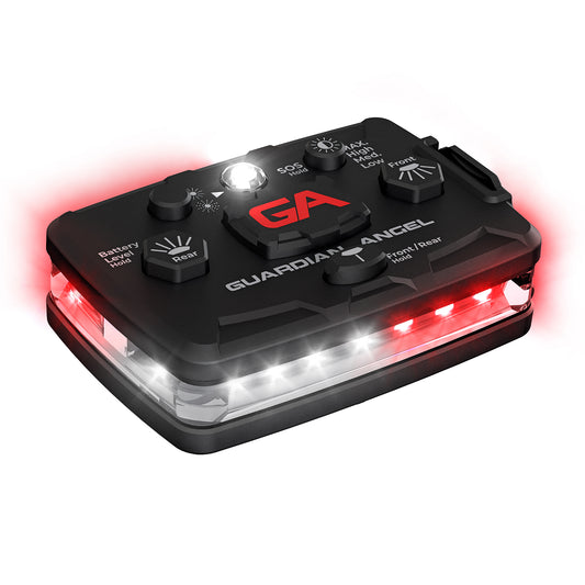 Guardian Angel Elite Series White/Red White/Red wearable safety light