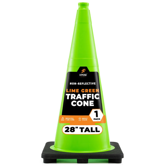 Xpose Safety 28" Lime Traffic Cone