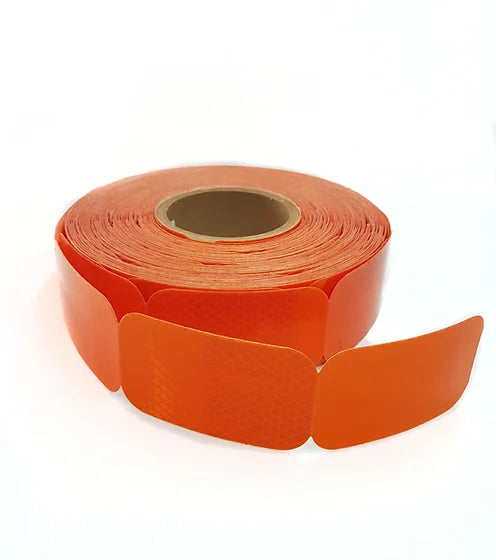 3M 989-72-KC 3 1/2 RED DIAMOND GRADE REFLECTORS