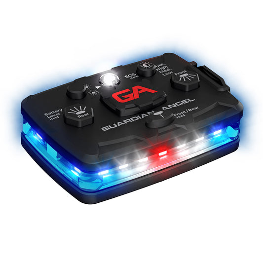 Guardian Angel Elite Series Blue/Blue wearable safety light