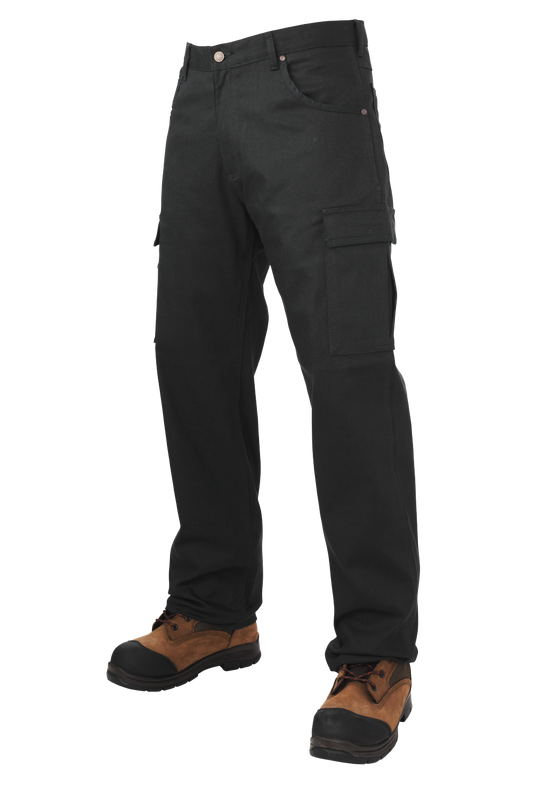 Tough Duck 6010 Twill Cargo Pant - Black front