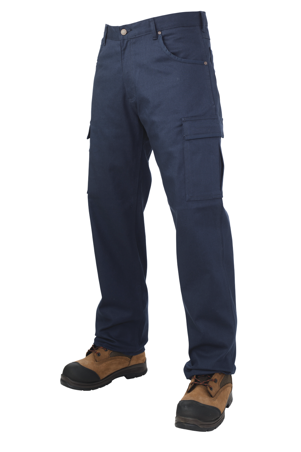 Tough Duck 6010 Relaxed-Fit Tough Flex Twill Cargo Pant - Navy
