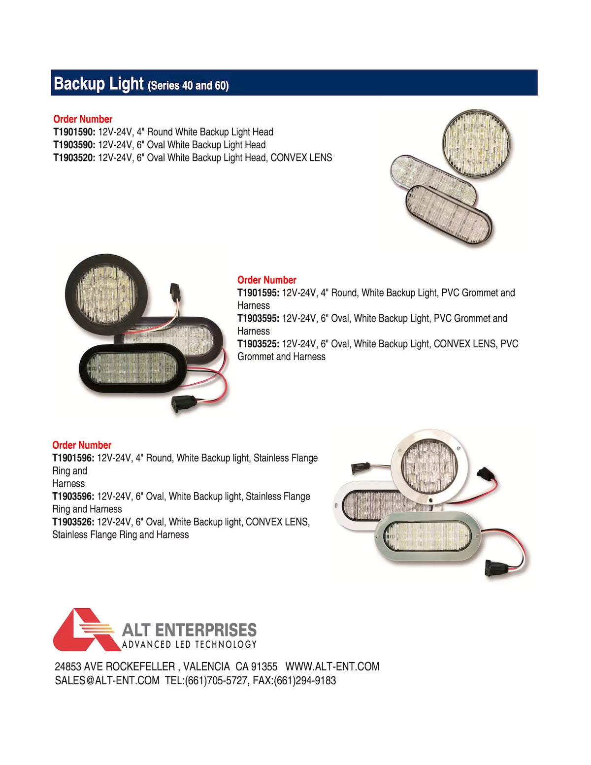 ALT LED Backup Light
