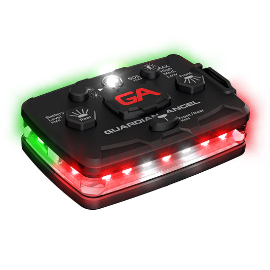 Guardian Angel Elite Series Red/Green wearable safety light