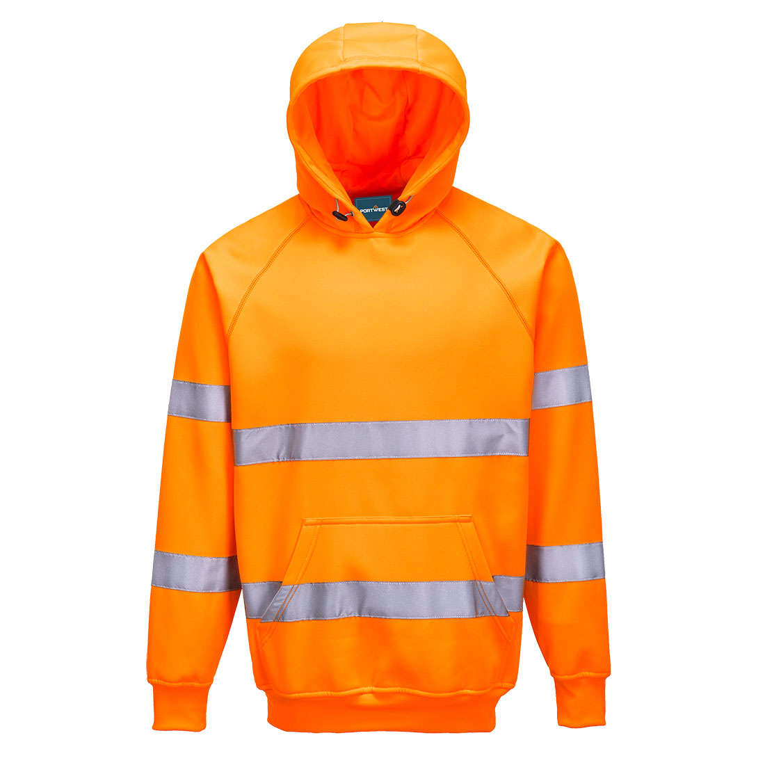 Portwest B304 Hi-Vis Hoodie - Orange, front