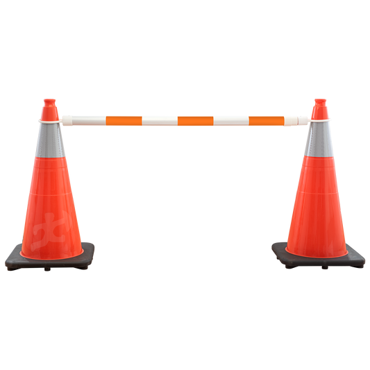 Xpose Safety Retractable Cone Bar - Orange/White