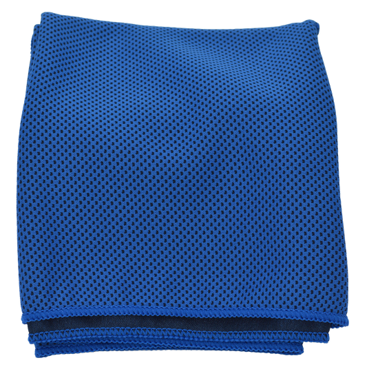 Petra Roc COOT-DKBLU Microfiber Mesh Cooling Towel 40" x 12" - Dark Royal Blue