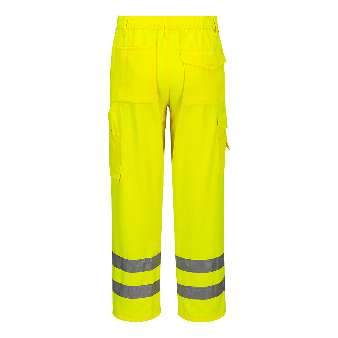 Portwest E046 Hi-Vis Service Pants - Yellow, back