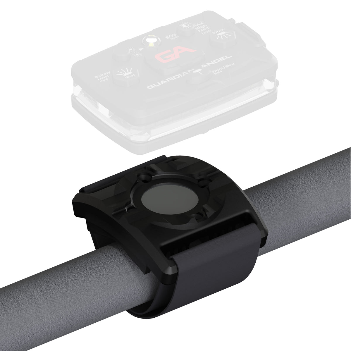 Guardian Angel Bike/Rail Hook-and-Loop Strap Magnetic Mount